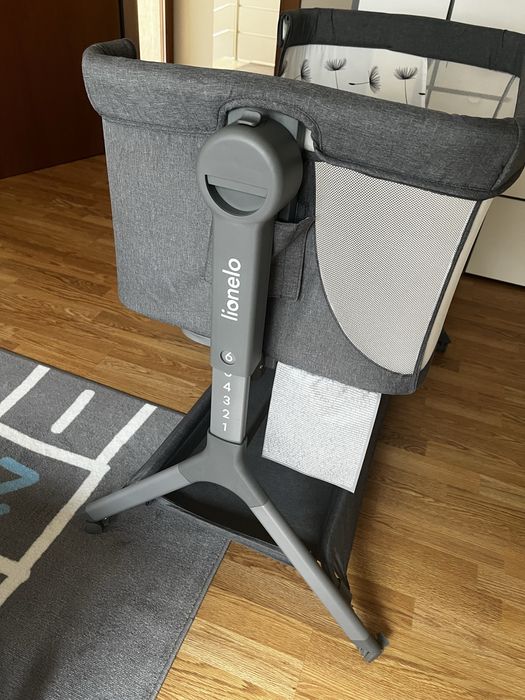 Бебешка кошара Next to me 3 в 1 Lionelo Leonie Plus люлееща се