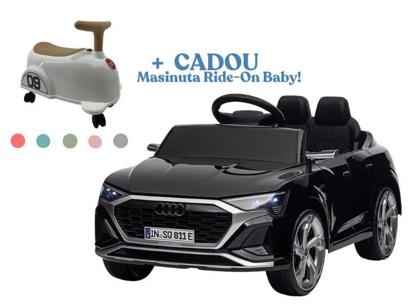 Masinuta electrica pentru copii, Audi SQ8, 70W 12V Music player  USB