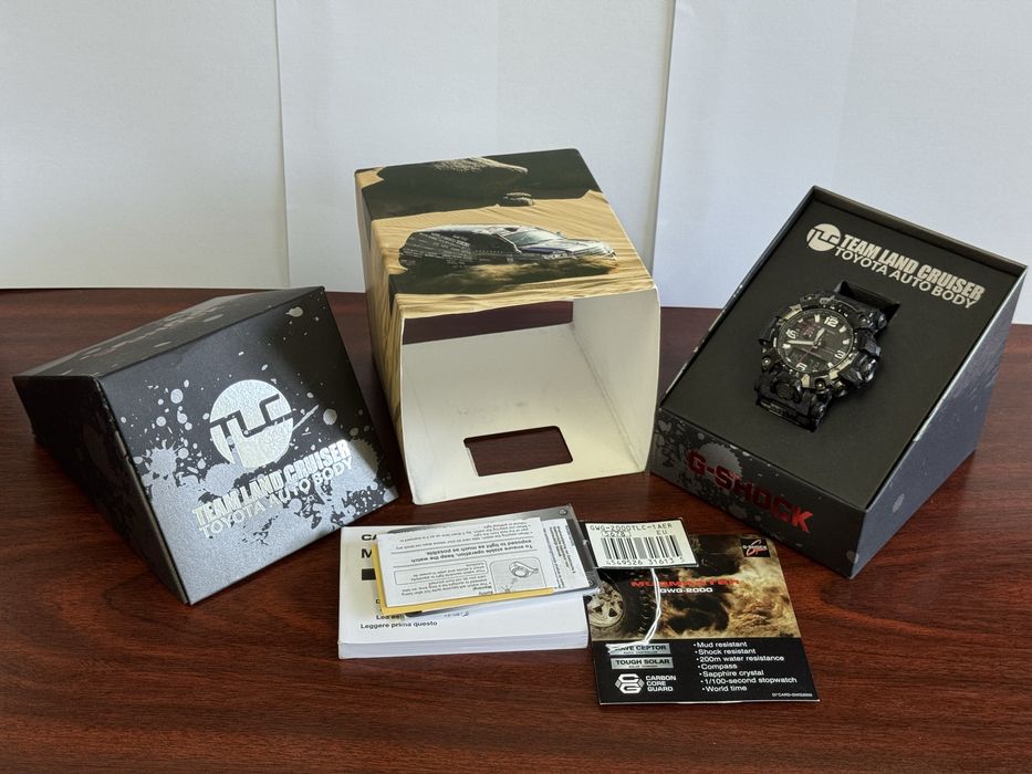 Ceas Casio G-Shock Mudmaster GWG-2000TLC-1A + curea roșie nouă