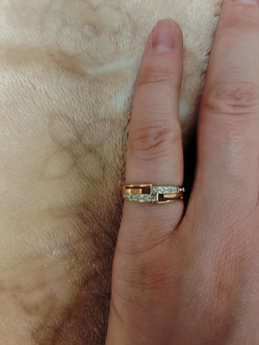 Золотые кольца. Размер 17,5-18.