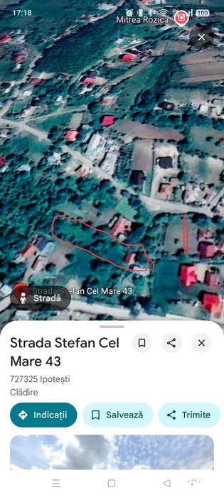 Teren  intravilan de vânzare – Ipotești, Suceava | 
Oportunitate excelentă pentru construcția unei case, cabane sau
