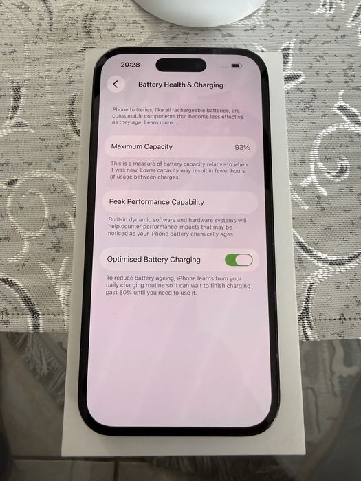 Iphone 14 pro black impecabil/93baterie