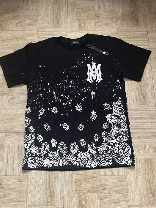 tricou amiri negru
