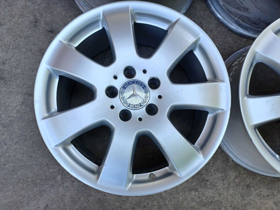 4 бр. оригинални алуминиеви джанти Mercedes 17'' 5x112  ET56, 7,5J