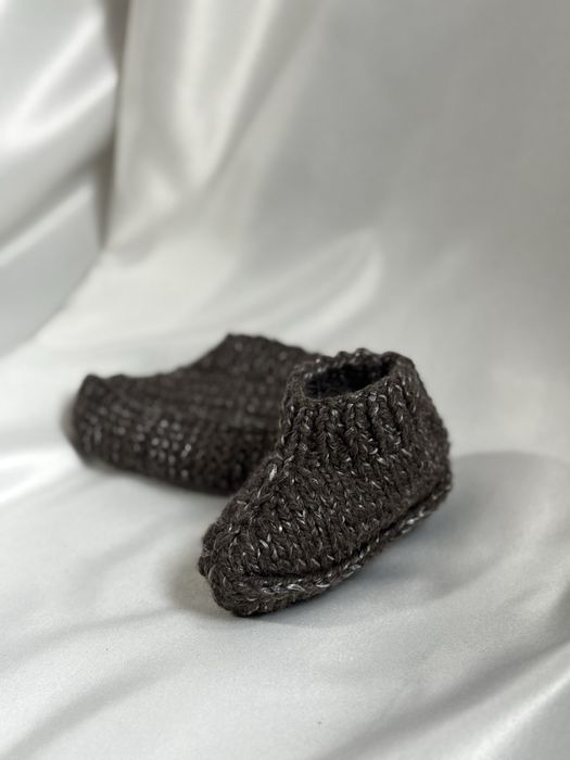 Детские вязаные следки