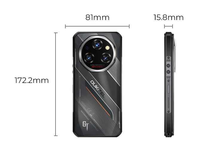 Oukitel WP62 5G 36GB RAM 512GB ROM с IP68 защита