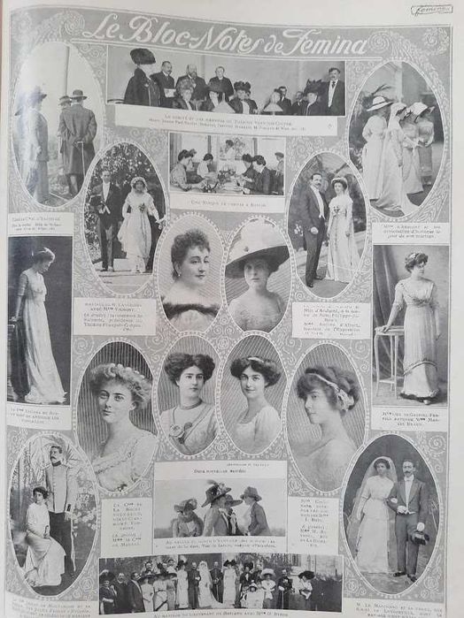 colectie revista Femina 1911 publicata de Pierre Lafitte