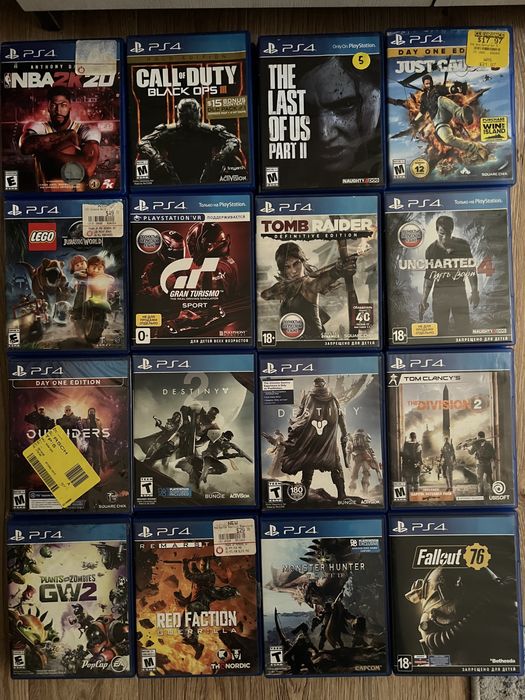 Игры playstation 4  bluray disk