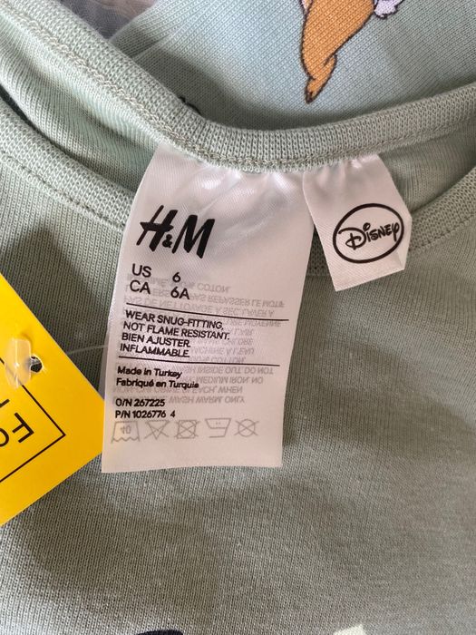 Пижама костюм H&M на 6 лет