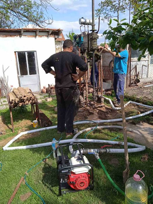 Сондажи за вода с мобилна сонда широка 80 см.