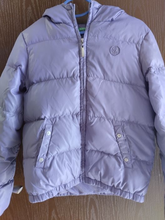 Зимно яке бенетон за 11-12г госпожица