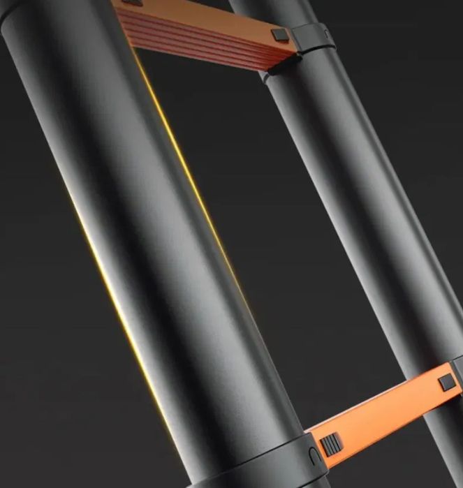 Лестница телескопическая алюминиевая  3.2+3.2м / 4.4+4.4м – профессион