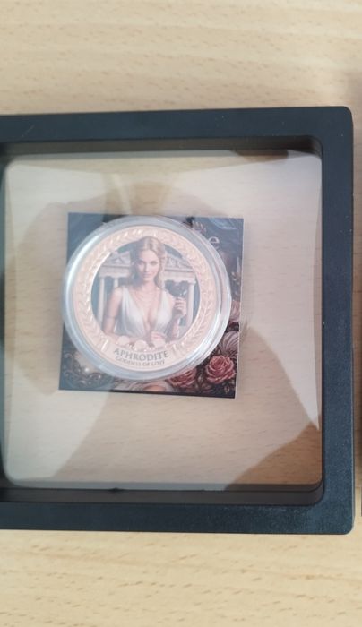 Монета 1 oz,цветен релеф