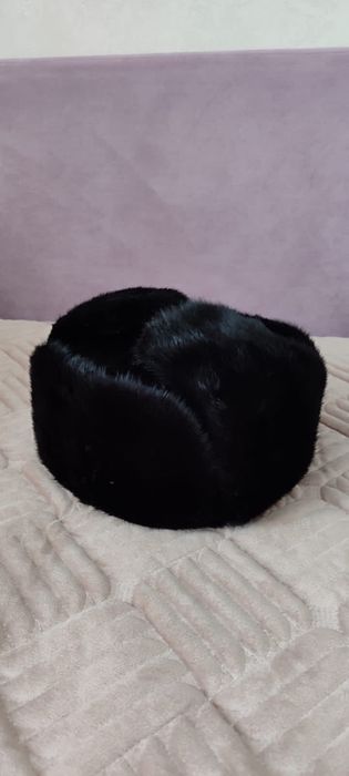 Норковая мужская шапка