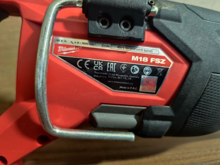 Milwaukee m18 FSZ sabie