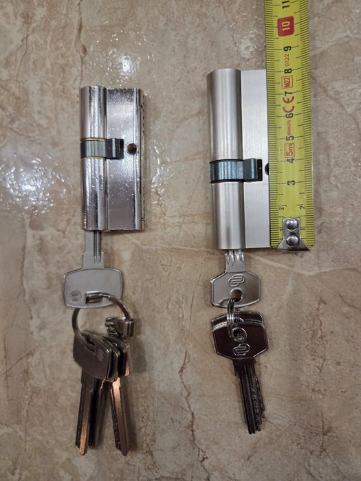 Cilindru siguranta Yale, alama, 5 chei cu amprenta, 70mm, 30 x 40 mm, 80mm 35 x 45 mm
