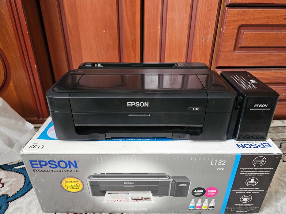 Epson L 132 Rangli Printer Xolati ishlashi Tiniq Garantya bor Srochno