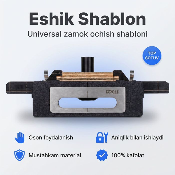 Шаблон/Кондуктор Eshik Shablon мдф эшиклар орнатиш
