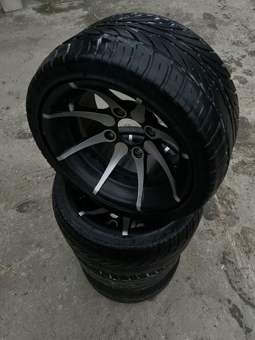 Jante Atv Strada Concave 12x7 Et 10 cu anvelope 235/35-12