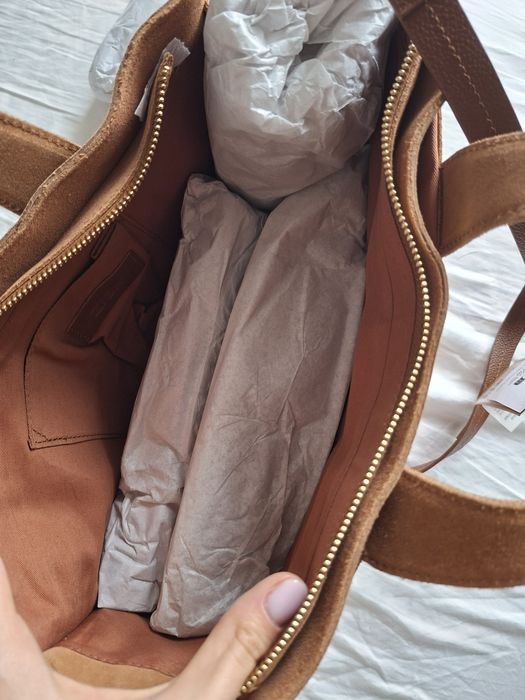 Geanta NOUA piele intoarsa