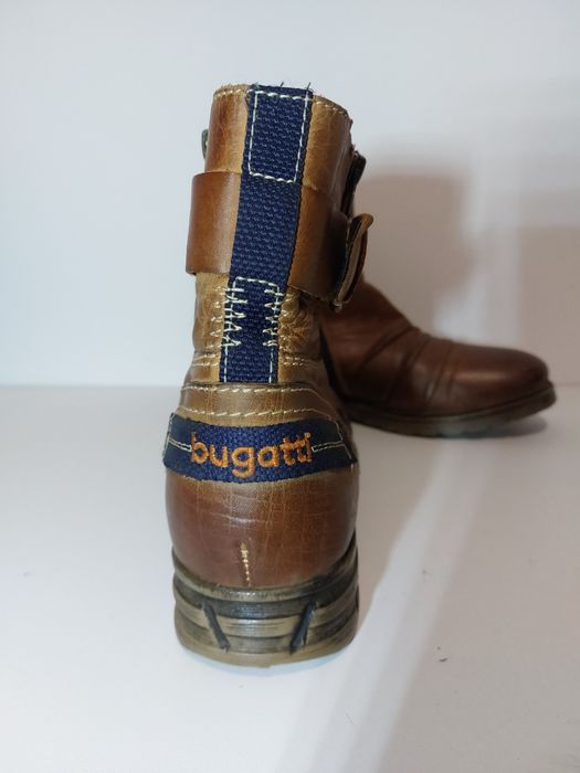 Ghete Bugatti piele maro