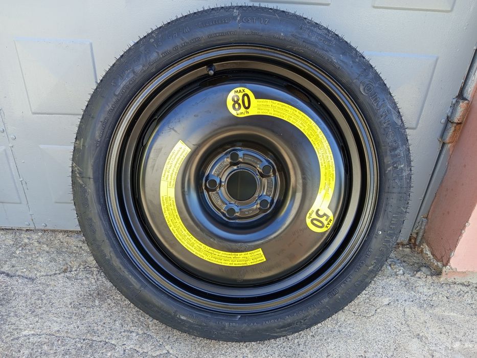 18" Шкода Фолксваген Сеат Ауди 5x112 Резервна Гума Патерица