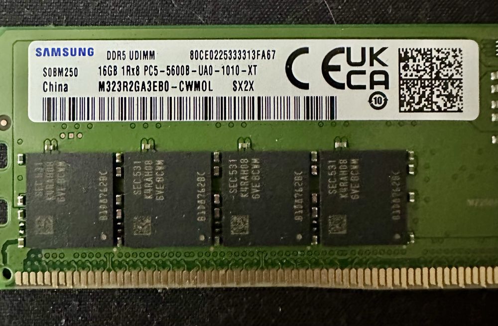 Memorie Samsung 16GB DDR5