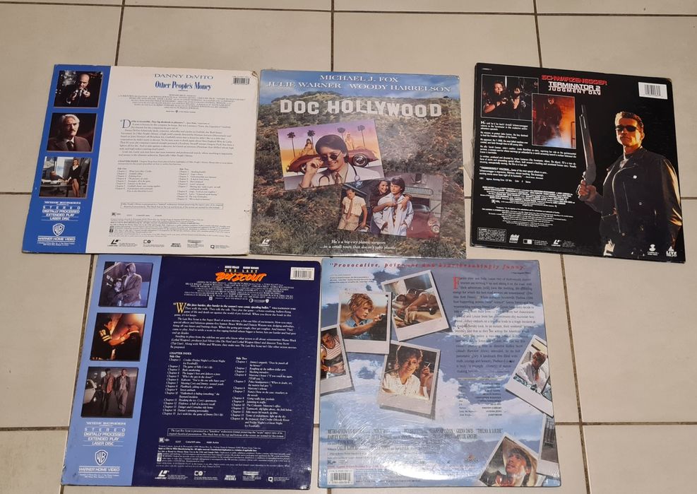 Filme LaserDisc Laser Disc LD VHS Blu Ray DVD Terminator ClujNapoca