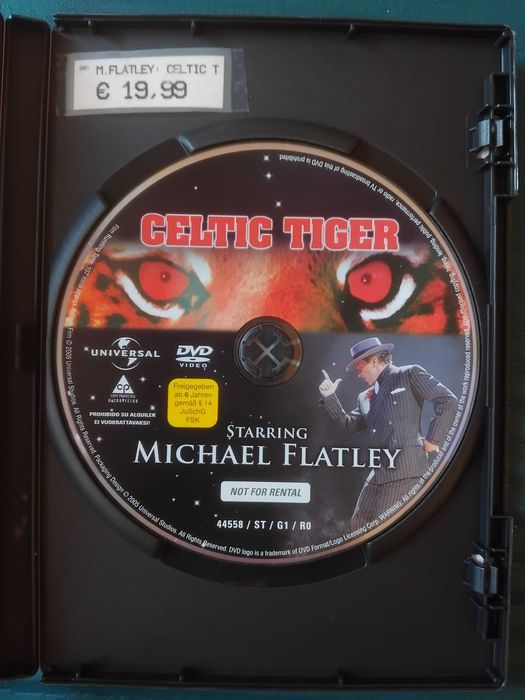Michael Flatley – Celtic Tiger - оригинален DVD диск Майкъл Флетли