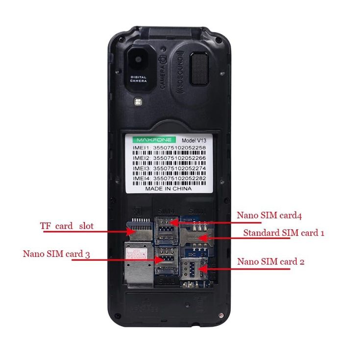 Телефон на 4 сим карты