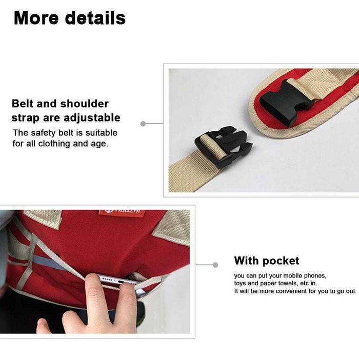 Детски колан за носене на дете или превозване с мотоциклет