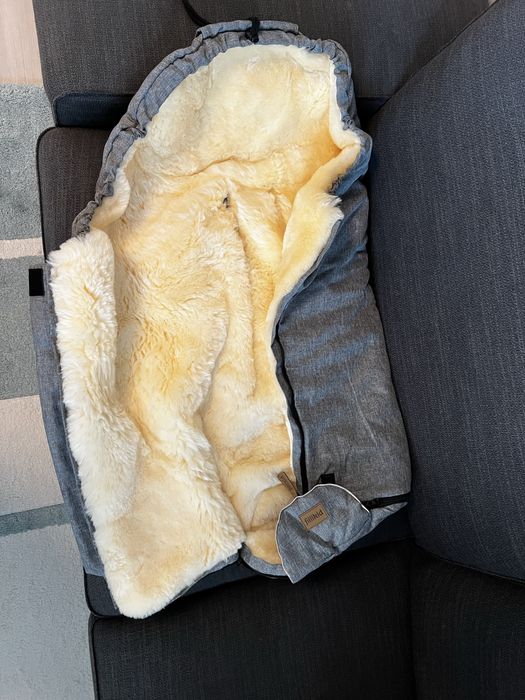 Зимно чувалче за детска количка с овча кожа Fillikid Tacama