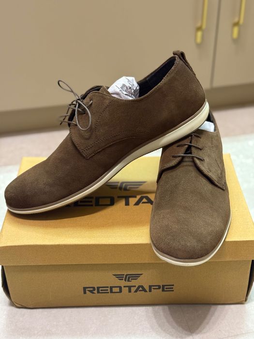 Мъжки кафяви велурени обувки