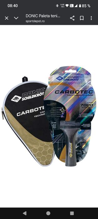 Paleta tenis de masa Donic Schildkrot Carbotec