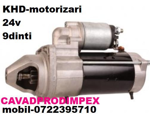 Electromotor ptr motorizari KHD la 24v,9 dinti bendix,4kw
