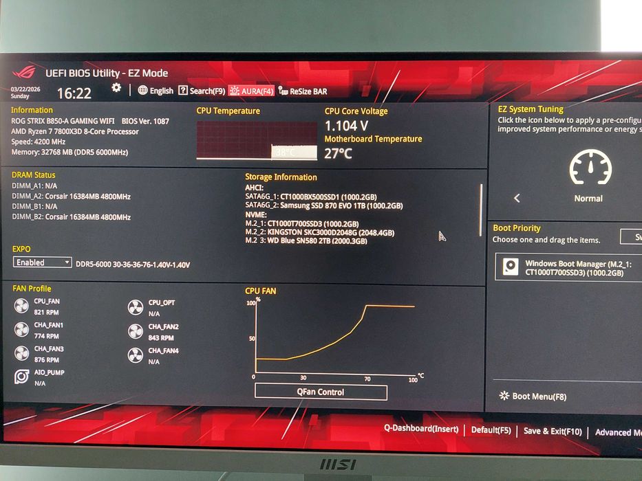 ASUS ROG STRIX B850-A GAMING WIFI +  Thermalright Peerless Assassin 120 Digital White