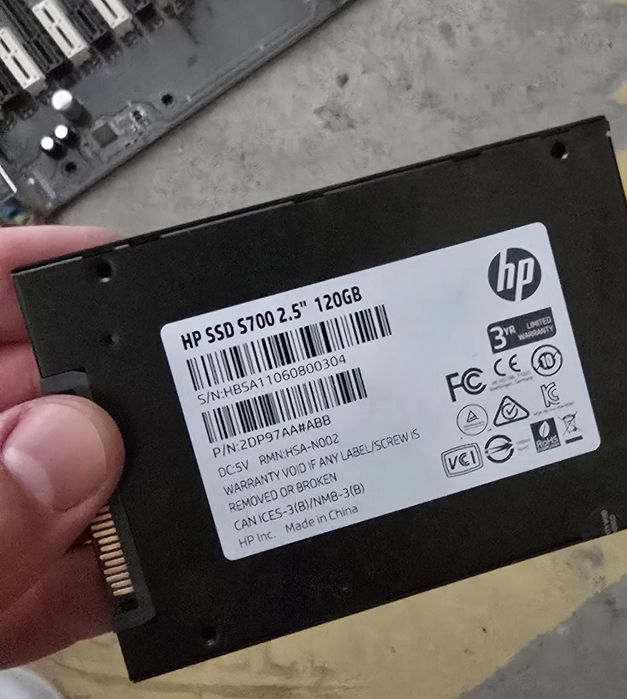 SSD HP S700 120GB 2.5” SATA III, cutie, folosit putin, ca nou