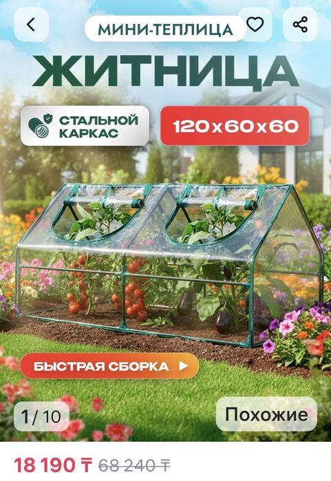 Мини теплица для растений