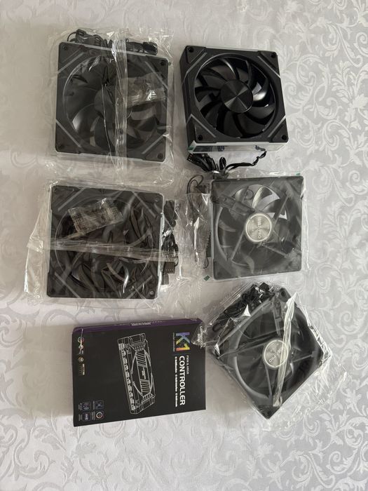 Продам 5 argb кулеров с пультом