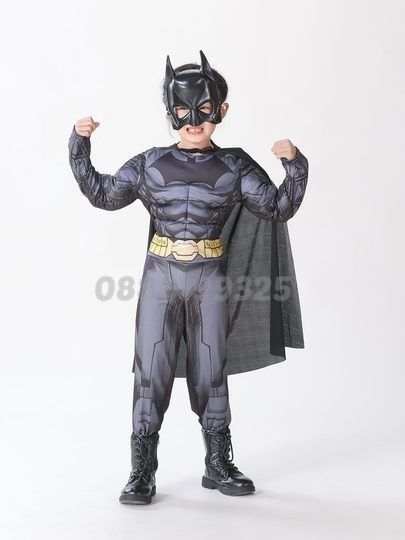 Детски костюм на Батман с мускули, Детски Костюм Batman Avengers
