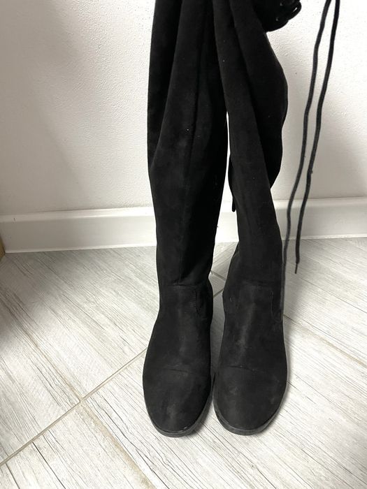 Cizme piele intoarsa marimea  38
