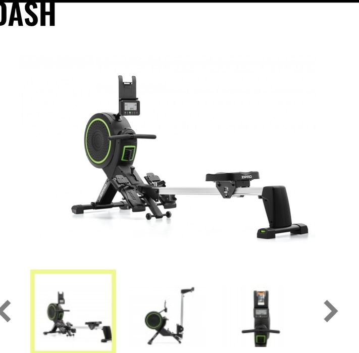 Aparat de vâslit magnetică Zipro Dash 8 niveluri de rezistență iConsole+ Kinomap