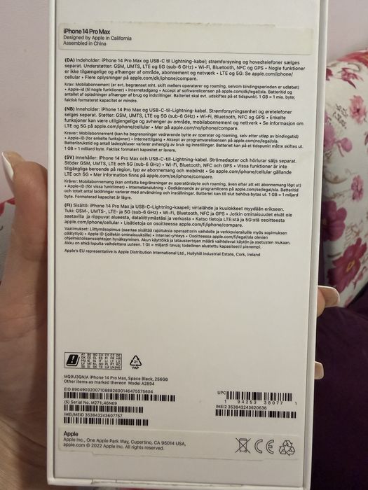 iPhone 14 pro max 256gb