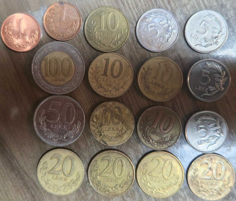 монети Албания 17бр