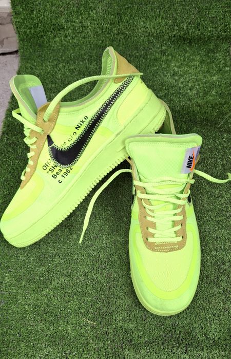 Nike air force 1 Low  off white Volt