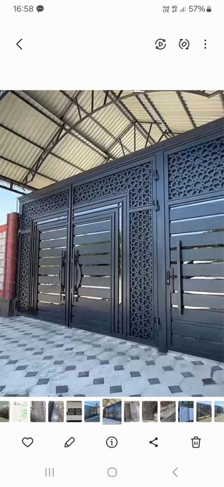 Ворота арка навес варота тапчан речетка сварочный работа