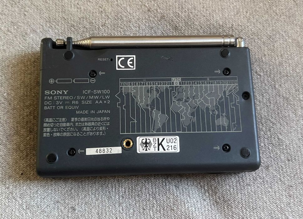 SONY ワールドバンド レシーバーICF-SW100 Radio portabil Sony ICF SW100 world band receiver Made in Japan