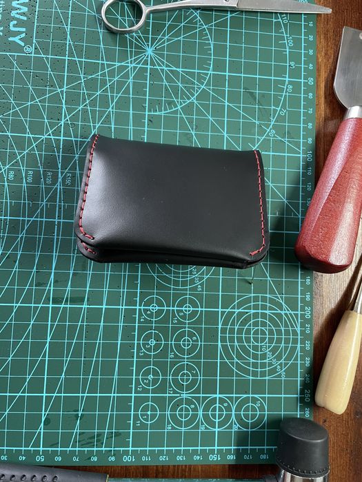 Portofel portcard piele naturala handmade