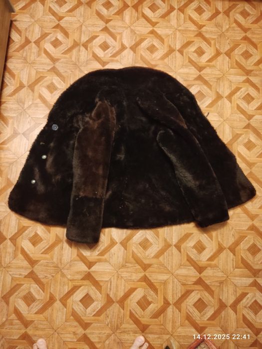 Шуба  мутон (цигейка) детская