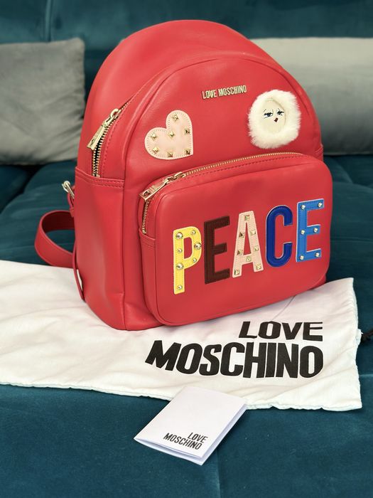 LOVE MOSCHINO оригинална кожена раница